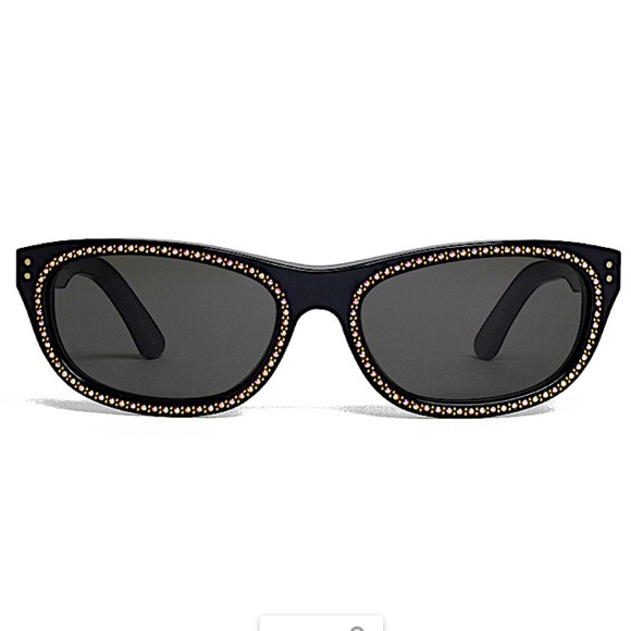Céline - 07 Sunglasses in Acetate with Crystals and Metal - Black - Sunglasses - Picture 8 of 15